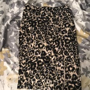 Rock Steady. Animal Print Pencil Skirt